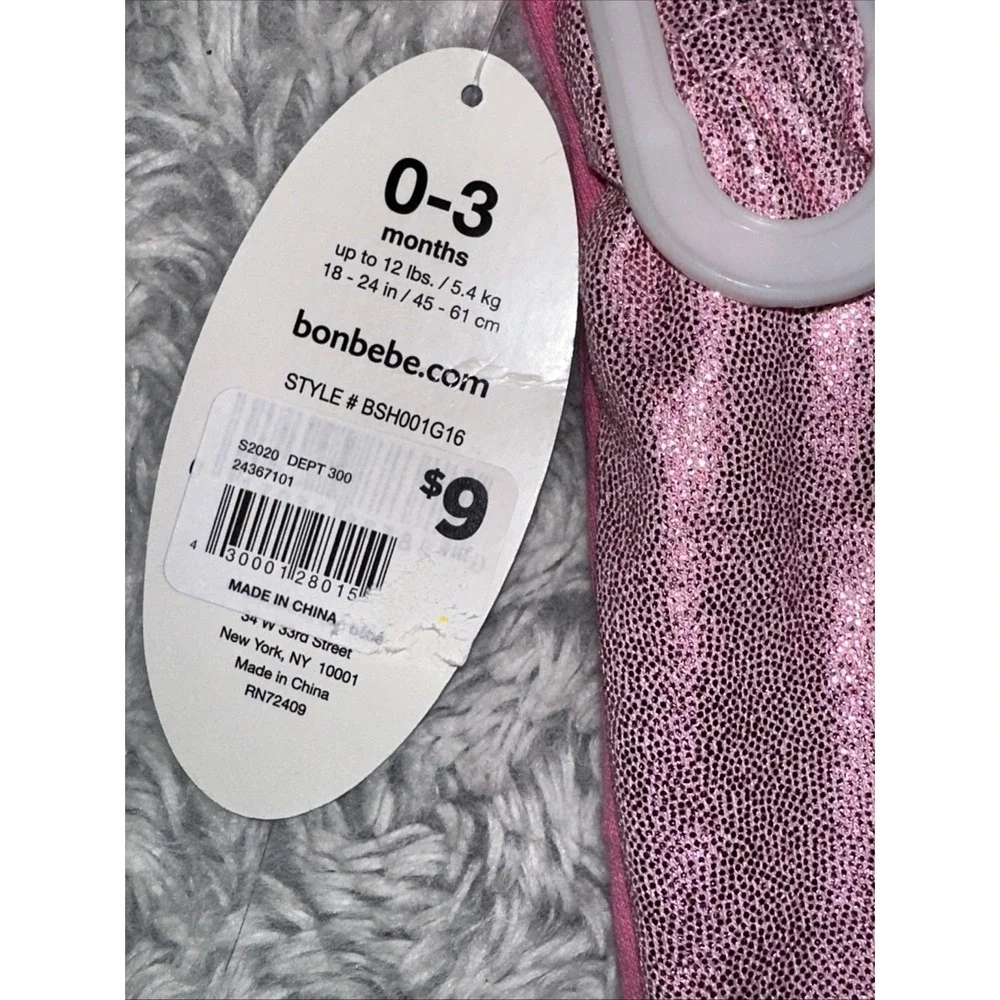 Bon‎ BeBe Size 0-3 Months Girls 3pc Pants Top Bib kitty Set Mermaid Tutu NWT